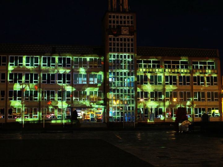 video mapping in Reso