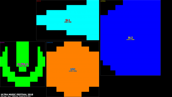 Ultra Miami 2018- Pixel Map 2