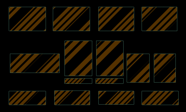 when using a line source in layer1 and flipping some tiles in the mask layer slice transform it is visible that the &quot;slice test&quot; file is an overlay of 2 x lines with different directions. in this example the top layer is using fill scaling and the bacground picture using mask scaling