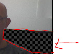 cam with chromakey effect